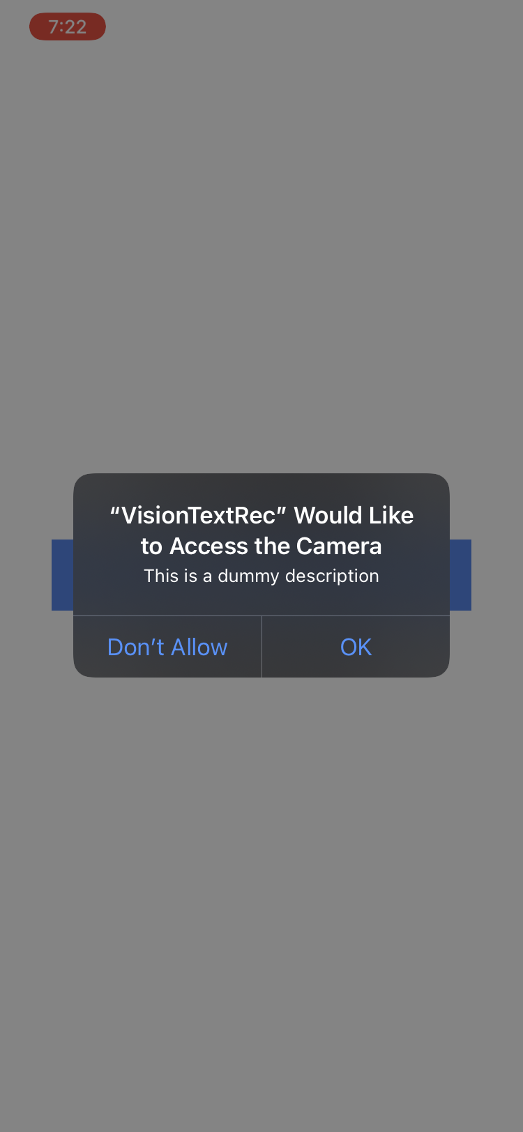 iOS Vision Text Recogniser - Screen-Thumbnail