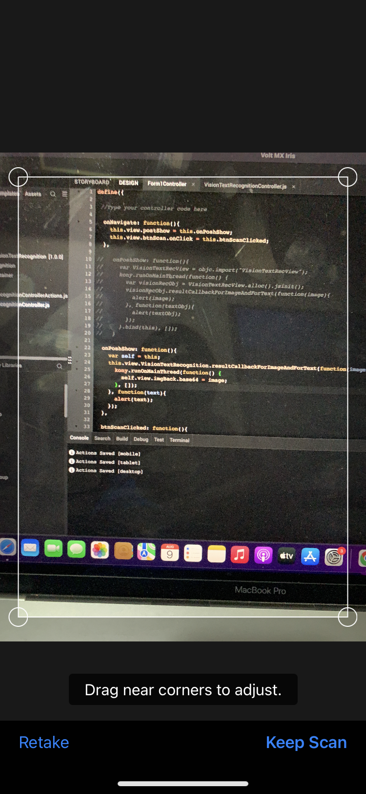 iOS Vision Text Recogniser - Screen-Thumbnail